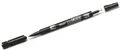 Produktbild: Pilot Pen Permanentmarker Permanentmarker Twinmarker 0,3/0,5mm Rundspitze schwarz (10 Stück)