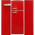 Produktbild: Exquisit Retro Kühl-Gefrierkombination RKGC270-45-H-160E rot, 206 l Fassungsvermögen