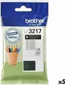 Produktbild: Tintenpatrone Brother LC-3217BK schwarz (ca. 550 Seiten) Packung mit 5 Stück
