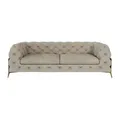 Produktbild: S-STYLE Chesterfield Einzelsofa  Natalie , creme , Maße (cm): B: 225 H: 75