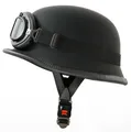 Produktbild: Motorradhelm + Fliegerbrille M 57/58cm Helm für Oldtimer Zündapp KS EMW AWO S51