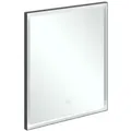 Produktbild: Villeroy und Boch Subway 3.0 Spiegel A46365BC Aluminiumrahmen, 65 x 75 x 4,75 cm, schwarz matt/weiß matt