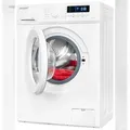 Produktbild: Exquisit Waschmaschine WA7014-020A weiss | 7 kg Fassungsvermögen | Energieeffizienzklasse A | 12 Waschprogramme | Kindersicherung | Startzeitvorwahl