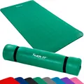 Produktbild: MOVIT Gymnastikmatte Pilates, Gymnastik, Yoga, Matte - hautfreundlich und , Yogamatte für Zuhause oder Unterwegs - 190x100x1,5cm, Grün