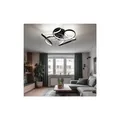 Produktbild: Globo LED Deckenventilator, Fernbedienung, dimmbar, CCT, schwarz