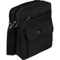 Produktbild: Bag Street Herrentasche Flugbegleiter Schultertasche Umhängetasche T0118 Schwarz - Schwarz