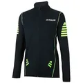 Produktbild: Airtracks Radtrikot Herren Windstopper Thermo Fahrradtrikot Langarm Pro Winter Fleece Radtrikot für Herbst-Winter » S M L XL XXL XXXL « schwarz L
