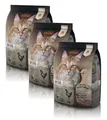 Produktbild: Katzen Trockenfutter - 3x Adult GF Maxi mit Geflügel - Katzenfutter getreidefrei