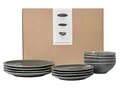 Produktbild: Broste Copenhagen Geschirr-Set NORDIC RAIN Geschirrset mittag für Vier 12tl, Steingut