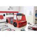 Produktbild: Autobett Kinder 90x200 cm Feuerwehrbett 