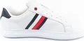 Produktbild: Tommy Hilfiger Essential Leather Cupsohle - Herren Sneakers Schuhe Leder Weiß FM0FM04921-YBS , Größe: EU 42 UK 8