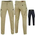 Produktbild: BULLDT Motorradhose Herrren - Motorradjeans 9-Pockets Hosen mit CE-Protektoren - Bikerjeans Futter aus Aramid-Kevlar-Stoff - Cargohose rutsch- & brandfeste Jeanshose Khaki - 40W / 34L