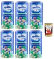 Produktbild: 6x MELLIN Goodnight Lösliche Kamille, Kamille, Zitronenmelisse, Eisenkraut mit körnigem Extrakt 200gr+ Italian Gourmet polpa 400g