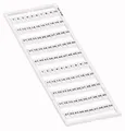 Produktbild: WAGO 793-5566 Bezeichnungskarten Weiß 5 St.