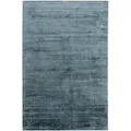 Produktbild: benuta Pure Viskoseteppich Nova Blau 120x170 cm - Moderner Kurzflor-Teppich für Wohnzimmer