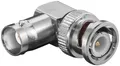 Produktbild: Goobay BNC-Winkelstecker > Kupplung - mit vergoldeten Kontakten