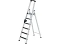 Produktbild: MUNK Stufen-Stehleiter CLIP-STEP, einseitig begehbar, rutschhemmend R13, 6 Stufen