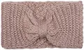 Produktbild: styleBREAKER Damen Strick Stirnband mit Schleife, Reiskorn Strick-Muster, Winter Haarband, Headband 04026006, Farbe:Altrose