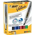 Produktbild: Bic Whiteboard-Marker Velleda 1781, Keilspitze, 4er Etui (4 x) (8757872)