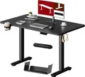 Produktbild: SANODESK Hoehenschreibtisch 110x54cm StandingDesk Antikollisions Schwarz Modell