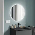Produktbild: Bernstein Runder LED Badspiegel NEO mit Dimmfunktion & Bewegungssensor – Wandspiegel Ø 60cm– Spiegel mit Beleuchtung für Ihr Badezimmer