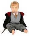 Produktbild: Funidelia Offizielles Harry Potter Kostüm für Babys mit gesticktem Logo, Gryffindor Umhang Neugeborene Hogwarts, Karneval, Halloween und Partys – Größe 12-24 Monate