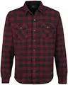 Produktbild: Vintage Industries Harley Shirt Männer Flanellhemd rot/schwarz XL