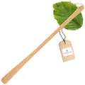 Produktbild: HOFMEISTER® Schuhlöffel aus Holz, 63 cm, Schuhen & Stiefel schnell An- & Ausziehen, erspart lästiges Bücken, auch für Senioren & Schwangere, Schuhanzieher aus geölter Buche