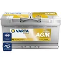 Produktbild: VARTA Automotive DYNAMIC AGM (A5) 12V 95Ah 850A - Nassbatterie für Start-Stopp Systeme und xEV - Starterbatterie für Autos mit höherem Energiebedarf - Wartungsfreie Bleisäurebatterie