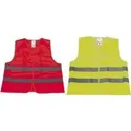 Produktbild: IWH Pannenweste/Warnweste, DIN EN 471, Polyester, orange 100 % Polyester, flueoreszierend, neon-orange, mit Klett