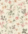 Produktbild: Rasch Vliestapete Lumina - Selbstklebende Tapete Blumen von tesa® x rasch®, strukturiert, floral, geblümt, botanisch, Landhausstil, (1 St), selbstklebend, 6,00m x 0,53m