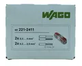 Produktbild: WAGO COMPACT-Verbindungsklemme bis 4mm - 60 Stk. t (221-2411)
