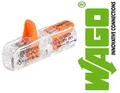 Produktbild: WAGO 221-2411  2-Leiter-Klemme Durchgangsverbinder Klemme mit Hebel Elektro
