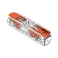 Produktbild: 10er Set DURCHGANGSVERBINDER WAGO MIT HEBEL,ALLE LEITERARTEN,MAX. 4MM²,MAX. 85°C