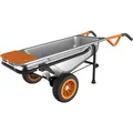 Produktbild: WORX WG050 Aerocart Multifunktions-Schubkarre – 8-in-1 Funktion: Sackkarre mit Vollgummireifen, Gartenkarre, Tragehilfe, Müllbeutelhalter uvm.