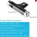 Produktbild: LCD-Display, digital, Clip-On-Auto-Uhr, Thermometer, Temperaturmesser,