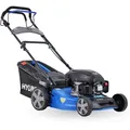 Produktbild: Hyundai Benzin-Rasenmäher, Blau, Metall, 1 L, 52.8x105x138.3 cm, Gartenzubehör, Gartenpflege, Rasenmäher