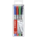 Produktbild: Folienstift STABILO OHPen universal wasserlöslich S 4er Pack Folienschreiber
