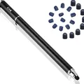 Produktbild: B&D Universaler Stylus-Eingabestift 2-in-1 für Touchscreens 14cm schwarz