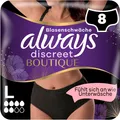 Produktbild: Always Discreet Boutique Inkontinenz-Höschen Plus Schwarz, Frauen, L, 8 Höschen