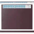 Produktbild: Durable Schreibunterlage mit Jahreskalender, PVC, 650 x 520 mm, 2 mm, rot