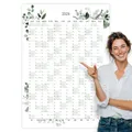 Produktbild: heaven+paper® Wandkalender 2026 | Jahresplaner 2026 A1 | Jahreskalender 26 aus FSC zertifizierten Naturpapier | 12 Monate mit Feiertagen | Calendar made in Germany | XXL Wandkalender | Wandplaner