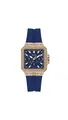 Produktbild: GUESS Damen Analog Quarz Uhr mit Silikon Armband GW0618L2