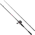 Produktbild: Abu Garcia MAX LP Hecht Combo 2,44m |30-110g Angelrute Reel Set Baitcast Combos Raubfischköder Angeln Hecht Barsch Zander Unisex Schwarz