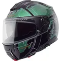 Produktbild: Schuberth C5 Globe, Klapphelm - Schwarz/Grün - M (56/57)