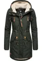 Produktbild: Ragwear Wintermantel Elsie stylischer Winterparka mit Kapuze und Teddyfleece