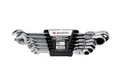 Produktbild: Würth Ratschen-Ringmaulschlüssel flexibel 6-tlg. Satz Gr. 8,10,12,13,17 & 19mm mit 180° Gelenk für flexibles Arbeiten