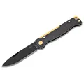 Produktbild: Böker Plus - Atlas Black Stonewash Brass - Taschenmesser grau