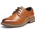Produktbild: Bruno Marc Schnürhalbschuhe Jungen Anzugschuhe Derby Oxford Hochzeit Party Schuhe BRAUN SBOX211K Größe 26.5 (EUR) - Braun - 26,5