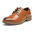 Produktbild: Bruno Marc Schnürhalbschuhe Jungen Anzugschuhe Derby Oxford Hochzeit Party Schuhe BRAUN SBOX211K Größe 26.5 (EUR)